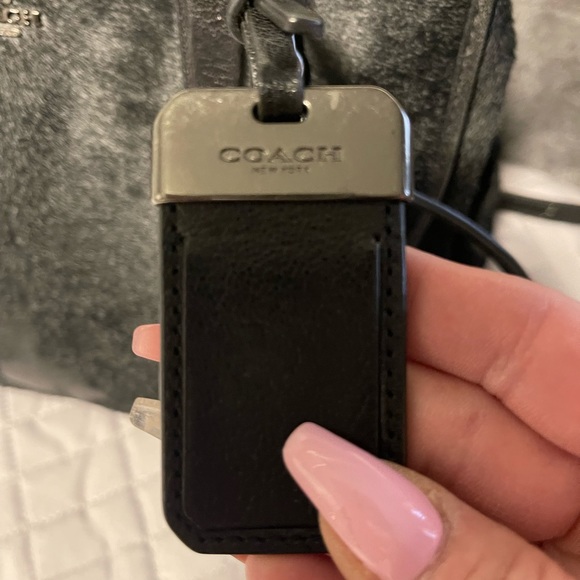 ****Authentic*** Coach Rabbit or Racoon Fur Hand Bag - Picture 4 of 10